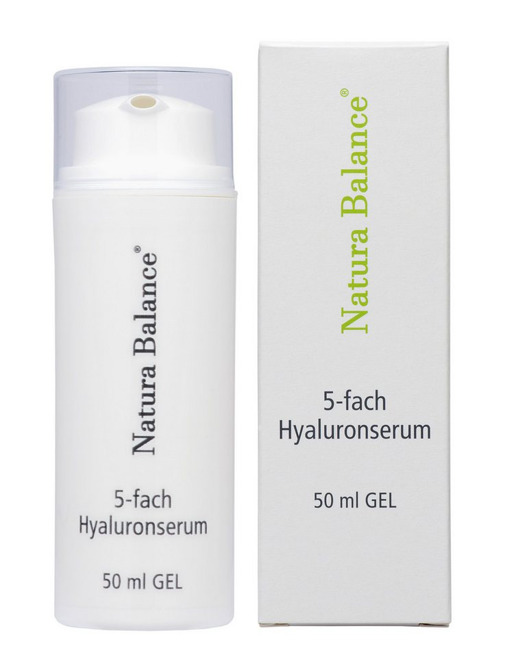 Natura Balance Gesichtspflege 5fach Hyaluron Hyaluronsäure Gel 50ml Gesicht Falten, 5 fach Hyaluron von Natura Balance