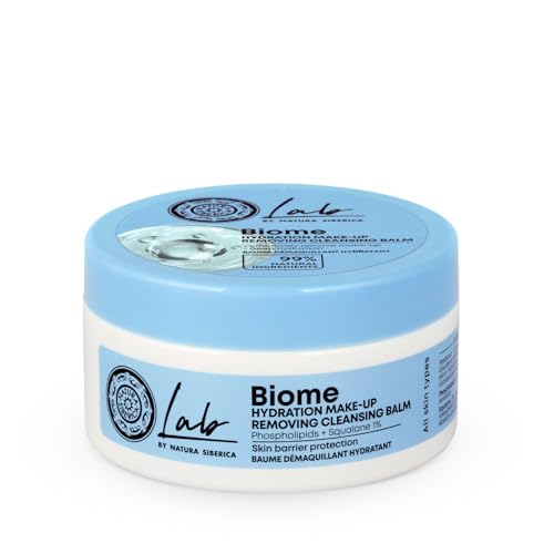 LAB BIOME Hydration Reinigungsbalsam - Feuchtigkeitsspendender Make-up-Entferner mit Mandelöl, Traubenkernöl & Moltebeeren - Sanfte Reinigung & Pflege - 100 ml von Natura Siberica