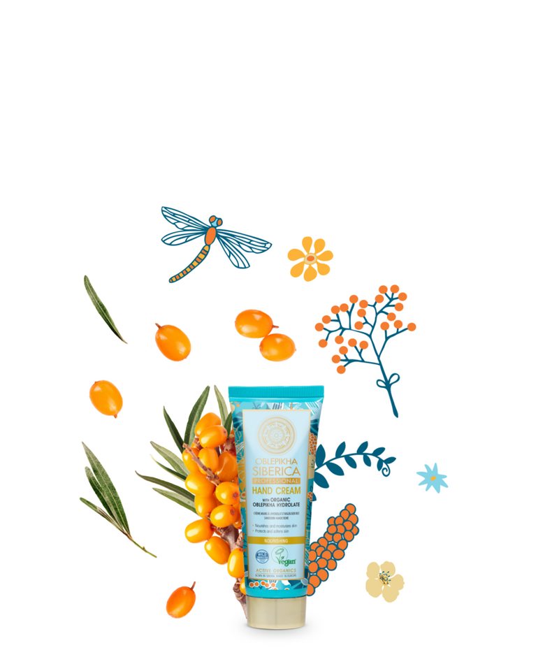 Natura Siberica Handcreme Hand Cream with Organic Oblepikha Hydrolate von Natura Siberica