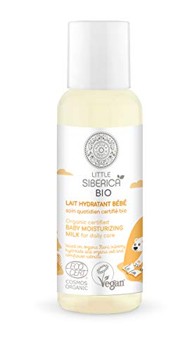 Natura Siberica Little Siberica Bio zertifizierte Baby Feuchtigkeitsmilch für die tägliche Pflege, 50 ml von Natura Siberica