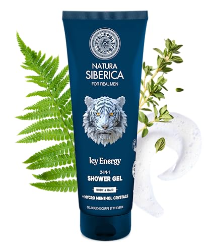Natura Siberica Men Icy Energy. 2-in-1 Shower Gel. Body & Hair, 200 ml von Natura Siberica
