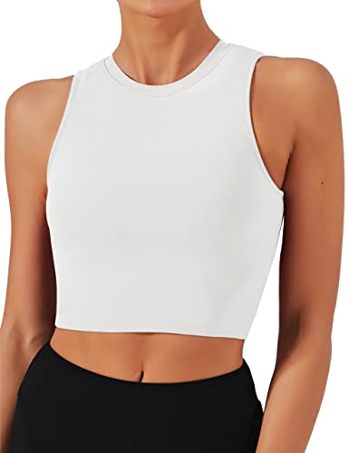 Natural Feelings Sport-BHS für Frauen, abnehmbare, gepolsterte Yoga-Tank-Tops, ärmellos, Fitness, Workout, Laufen, Bauchfreies Top - - Mittel von Natural Feelings