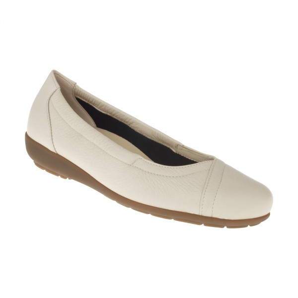 tessamino | Damen Ballerinas | Hirschleder | Weite H | herausnehmbares Memo-Latex Fußbett von Natural Feet