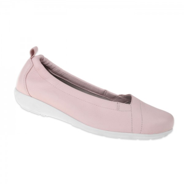 tessamino | Damen Ballerinas | Hirschleder | Weite H | herausnehmbares Memo-Latex Fußbett von Natural Feet