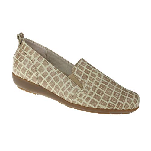 Natural Feet Clea Hirschlederschuhe, Sommerschuhe in Weite H, leichte Slipper, Halbschuhe mit herausnehmbaren Einlegesohlen, aus weichem Leder 41 beige Natural Feet Clea Hirschlederschuhe, Sommerschuhe in Weite H, leichte Slipper, Halbschuhe mit herausnehmbaren Einlegesohlen, aus weichem Leder 41 beige von Natural Feet