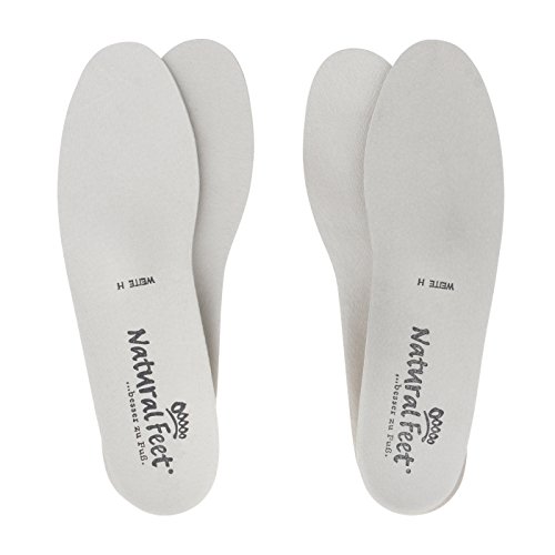 Natural Feet Damen Fußbetten in Rundform | bequem 41 grau von Natural Feet