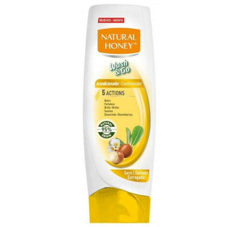 Natural Honey Leave-in Pflege Wash y Go Acondicionador Seco 330ml von Natural Honey