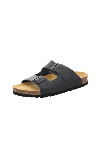 Natural Sense Damen Leder Pantolette Sandale Frauen Hausschuhe 1152533 Marino, Schuhgröße:36 EU von Natural Sense