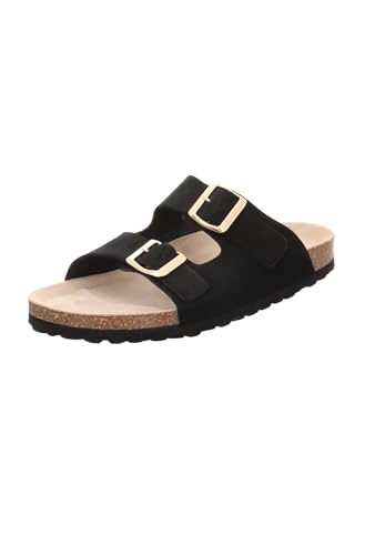 Natural Sense Damen Leder Pantolette Sandale Frauen Hausschuhe 1156604 schwarz, Schuhgröße:41 EU Natural Sense Damen Leder Pantolette Sandale Frauen Hausschuhe 1156604 schwarz, Schuhgröße:41 EU von Natural Sense