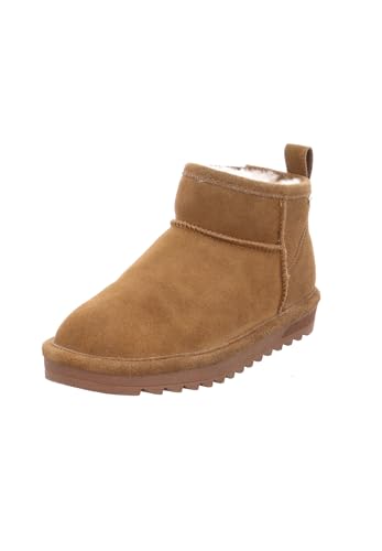 Natural Sense Damen Leder Stiefelette Elbe 1135624 Warmfutter Braun von Natural Sense