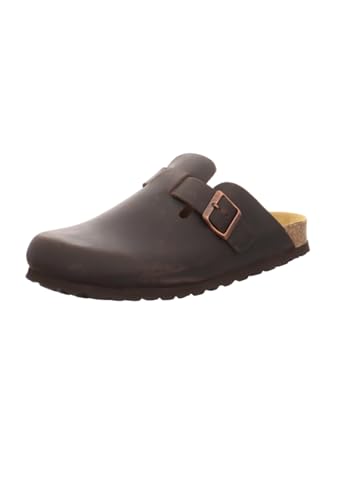 Natural Sense Herren Hausschuhe Clog Leder braun 1152534, Schuhgröße:46 EU von Natural Sense