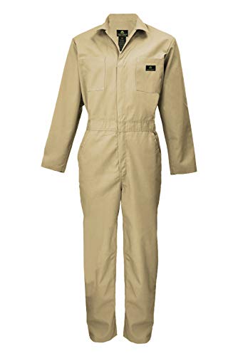 Natural Uniforms Mens Long Sleeve Coveralls Zippered von Natural Uniforms