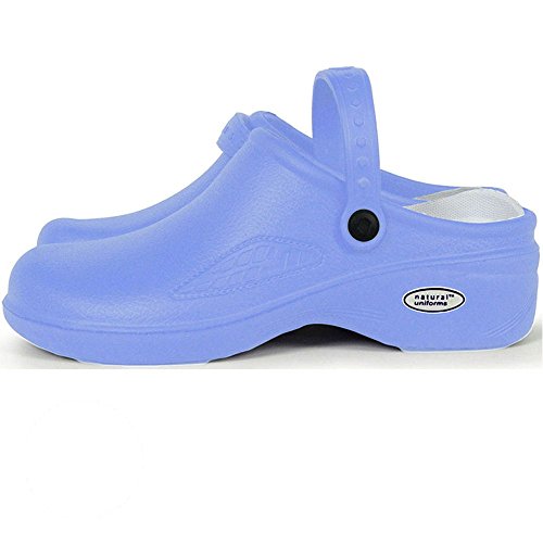 Natural Uniforms Ultralite Clog (9012) - Ceil Blue Size 9 von Natural Uniforms
