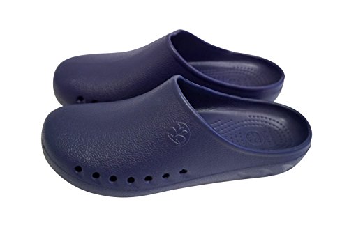 Natural Uniforms Women's Comfort Slip Resistant Non Marking Sole Nursing Clog (11, Navy Blue) von Natural Uniforms