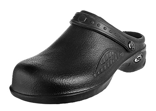 Natural Uniforms - Women's Lightweight Comfortable Nurse/Nursing Clogs-BLK-8 von Natural Uniforms