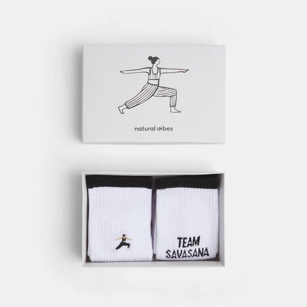 Natural Vibes 2-Pack Yoga | Bio GOTS | Geschenkset | Weiße Tennissocken | Herren Damen Socken | Natural Vibes 2-Pack Yoga | Bio GOTS | Geschenkset | Weiße Tennissocken | Herren Damen Socken | von Natural Vibes