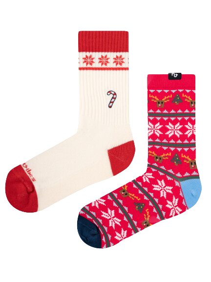 Natural Vibes Bunte Socken GOTS |Herren Damen Socken | Christmas von Natural Vibes