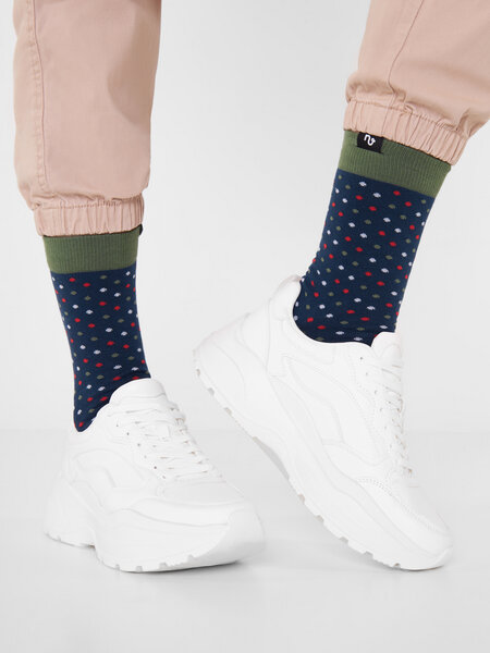 Natural Vibes Bunte Socken GOTS |Herren Damen Socken | Dots von Natural Vibes