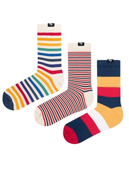 Natural Vibes Bunte Socken GOTS |Herren Damen Socken | Stripes von Natural Vibes