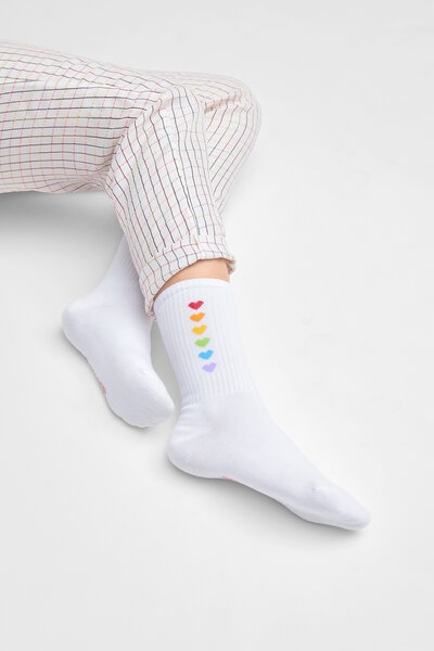 Natural Vibes Herzen Socken Bio GOTS |Bunte Socken |Herren Damen Socken | von Natural Vibes