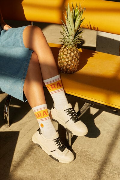 Natural Vibes Paradise Socken Bio GOTS | Tennissocken | Bunte Socken | Herren Damen Socken von Natural Vibes