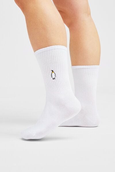 Natural Vibes Penguin Socken Bio GOTS | Bunte Socken | Tennissocken | Herren Damen Socken von Natural Vibes