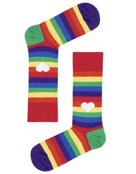 Natural Vibes Rainbow Socken Bio GOTS |Bunte Socken |Herren Damen Socken | Funny Socks von Natural Vibes