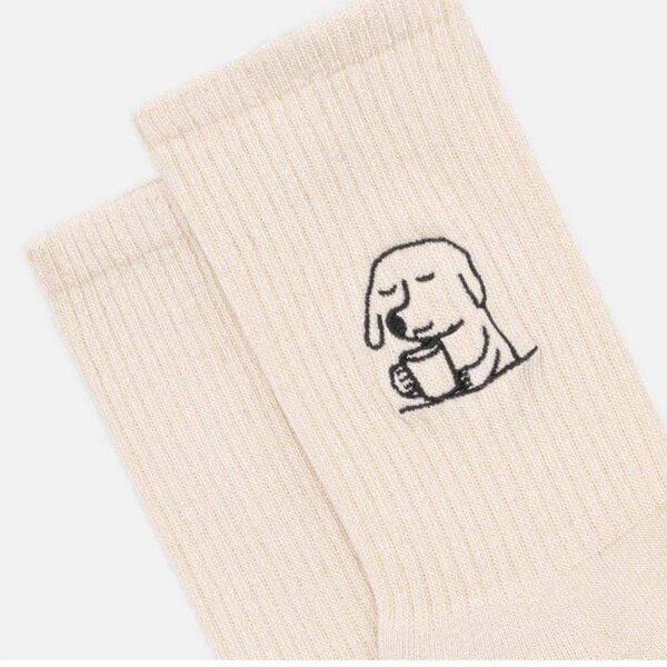 Natural Vibes Socken DOG WITH CUP Natural Vibes Socken DOG WITH CUP von Natural Vibes