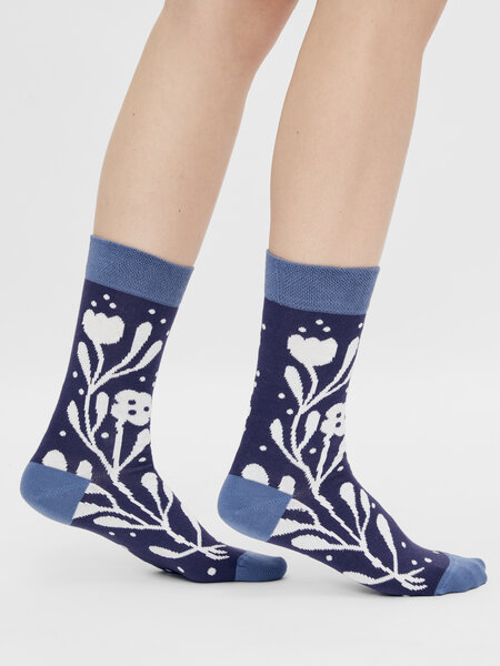 Natural Vibes Socken Lisa Junius Collab geschenkboxen Bio GOTS | Flower Herren Damen von Natural Vibes