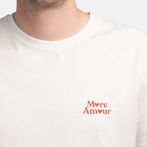 Natural Vibes T-Shirt More Amour Bio GOTS | Bio T-Shirt | Weißes T-Shirt (Naturweiß) | Herren T-Shirt von Natural Vibes