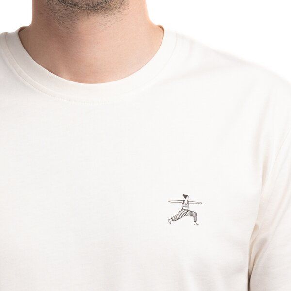 Natural Vibes T-Shirt Yoga Bio GOTS | Bio T-Shirt | Weißes T-Shirt | Herren T-Shirt | Natural Vibes T-Shirt Yoga Bio GOTS | Bio T-Shirt | Weißes T-Shirt | Herren T-Shirt | von Natural Vibes