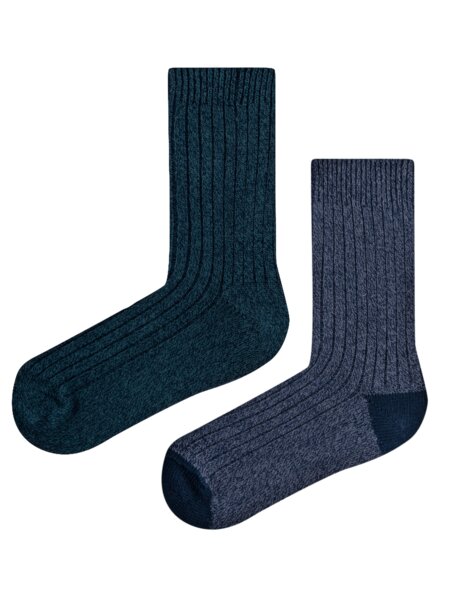 Natural Vibes Warme Socken GOTS |Herren Damen Socken | 2 Pack von Natural Vibes