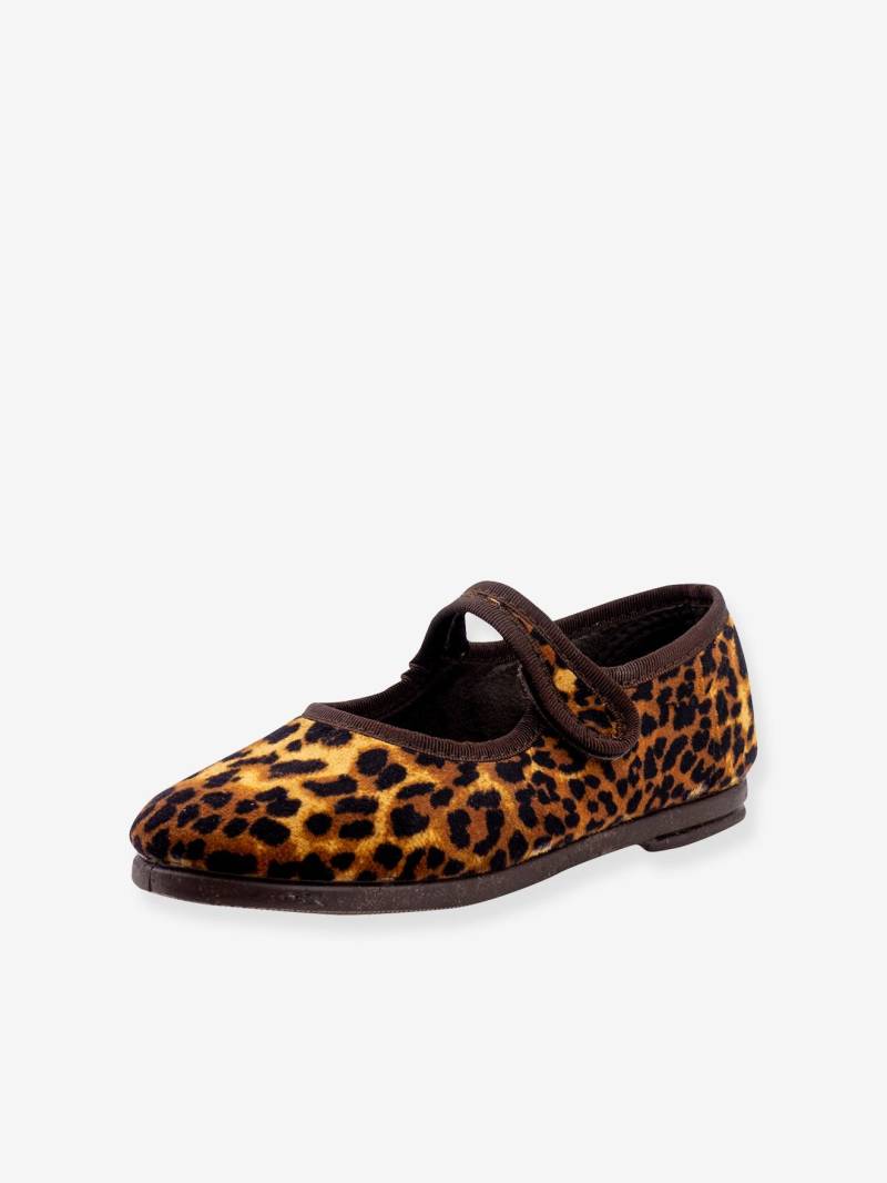 Ballerina mit Leo-Print und Klettriemen Mädchen NATURAL WORLD von Natural World