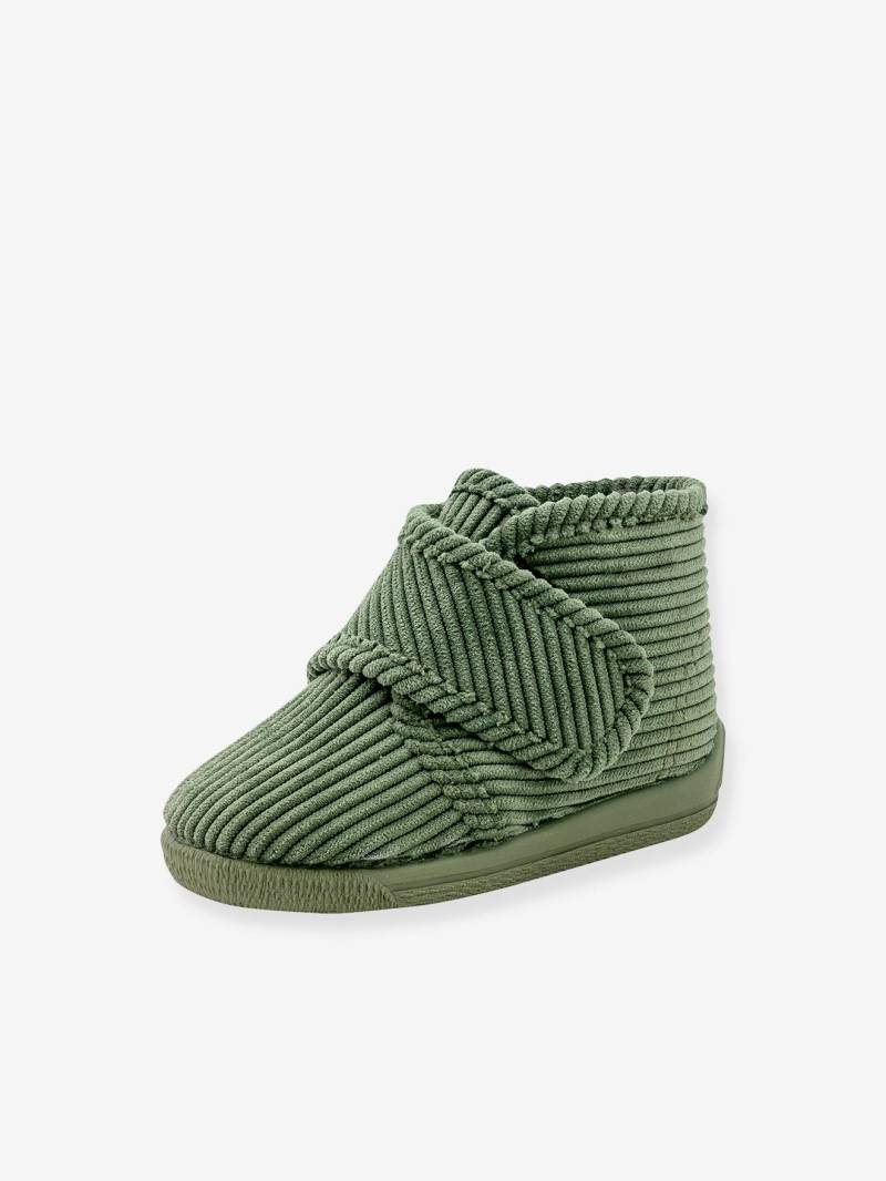 Hausschuhe mit Klettverschluss Cord Kinder NATURAL WORLD Hausschuhe mit Klettverschluss Cord Kinder NATURAL WORLD von Natural World