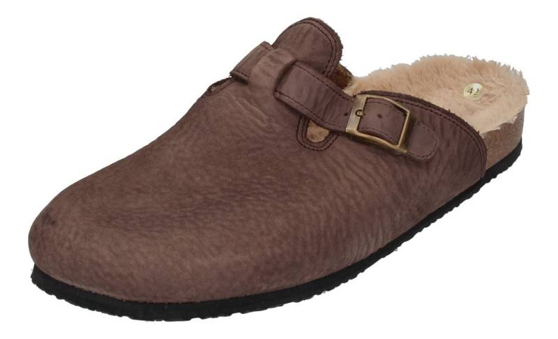 Natural World BIO SLIPPER NAPA WOOL Hausschuh Marron von Natural World