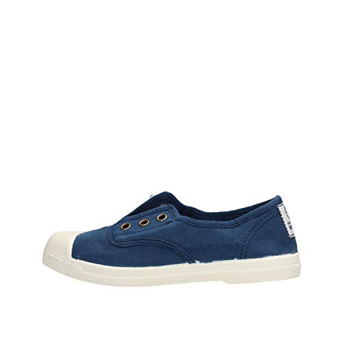 Natural World Damen Sneaker, niedrig, blau, 34 EU von Natural World