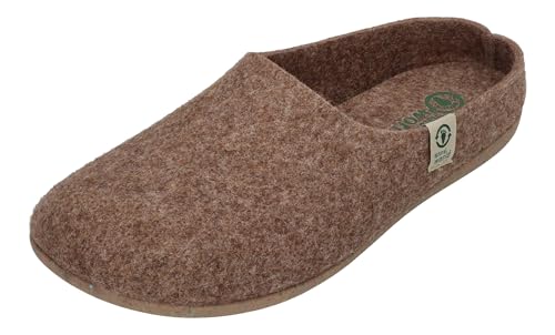 Natural World Damen und Herren - Hausschuhe 8999 - beige, Größe:42 EU von Natural World