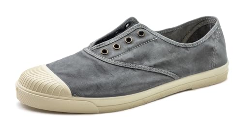 Natural World Eco - 3102E Men's Trainers - Organic Cotton Canvas Shoes - 100% EcoFriendly - Grey Color von Natural World