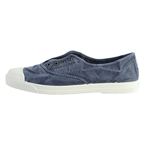 Natural World Eco - 3102E Men's Trainers - Organic Cotton Canvas Shoes - 100% EcoFriendly - Dark Blue Color von Natural World