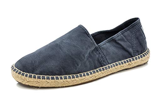 Natural World Eco - 325E - Natural World Men's Espadrilles - Organic Cotton - 100% EcoFriendly - Dark Blue Color von Natural World