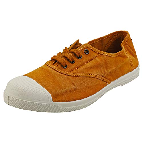Natural World Eco - 102E - Natural World Women's Trainers - Organic Cotton - 100% EcoFriendly - Leather Brown Color von NATURAL WORLD ECO FRIENDLY