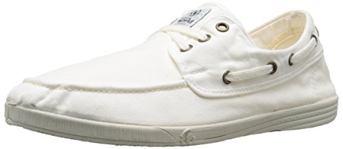 Natural World Eco - 303 - Natural World Men's Trainers - Organic Cotton Boat Shoes- 100% EcoFriendly - White Color von NATURAL WORLD ECO FRIENDLY