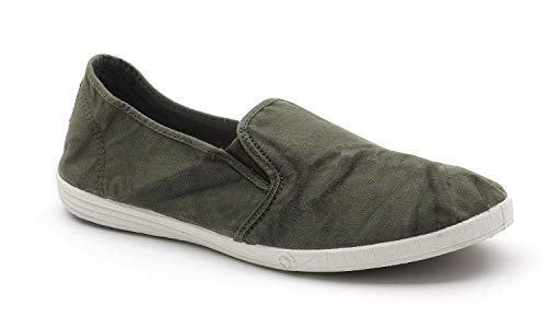 Natural World Eco - 315E - Natural World Men's Trainers - Organic Cotton Canvas Shoes - 100% EcoFriendly - Green Color von NATURAL WORLD ECO FRIENDLY