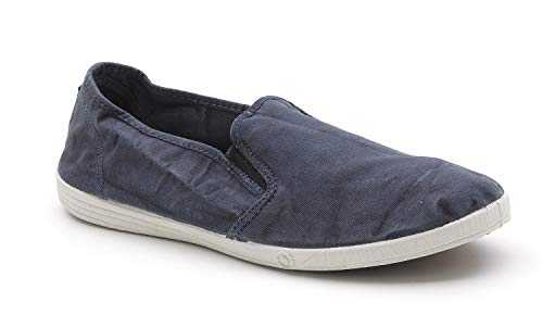 Natural World Eco - 315E - Natural World Men's Trainers - Organic Cotton Canvas Shoes - 100% EcoFriendly - Dark Blue Color von NATURAL WORLD ECO FRIENDLY