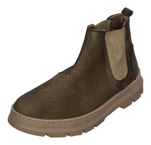 Natural World Herren Chelsea-Boots PEONIA 7182-878 Forest, Größe:43 EU von Natural World