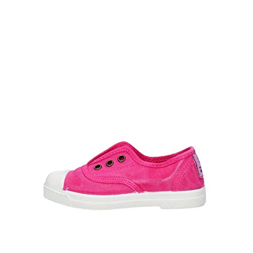 Natural World Sneakers mit Gummiband und Schnürung Fuchsia, Pink - fuchsia - Größe: 31 EU von Natural World