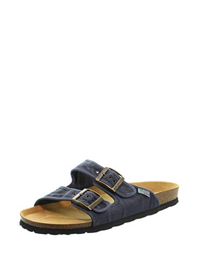 NATURAL WORLD ECO FRIENDLY Unisex 7001E-677-40 Flache Sandale, Azul, 40 EU von NATURAL WORLD ECO FRIENDLY