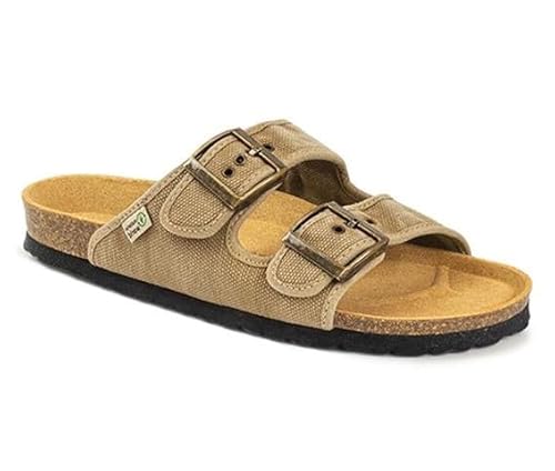 Natural World Unisex Adulto-Sandali e Infradito Flache Sandale, Beige, 38 EU von Natural World