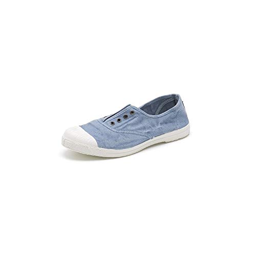 Natural World Eco - 102E Women's Trainers - Organic Cotton - 100% EcoFriendly - Light Blue Color von Natural World
