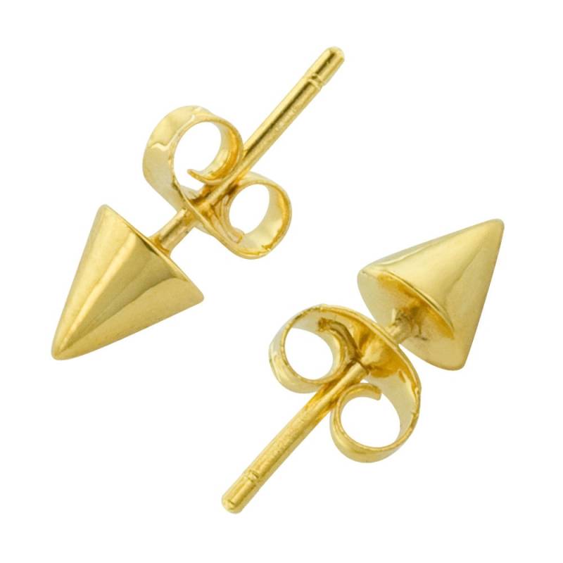 Kleine Spike Ohrstecker in Gold von NaturalAbstract